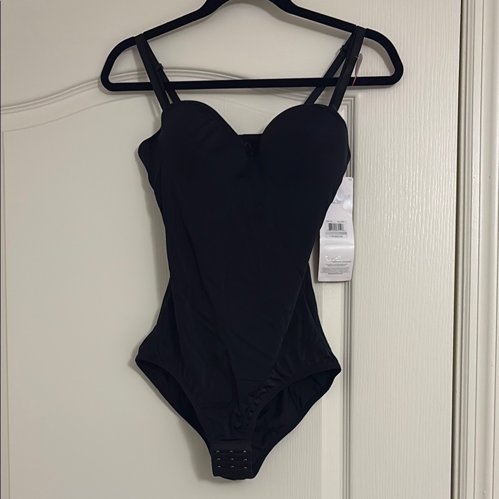 Strapless Convertible Black Shaping Bodysuit by Marilyn Monroe